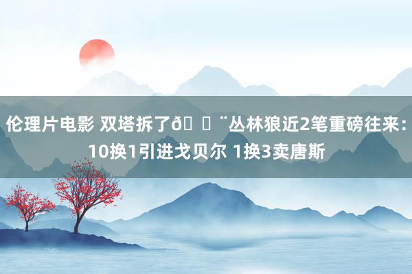 伦理片电影 双塔拆了🔨丛林狼近2笔重磅往来：10换1引进戈贝尔 1换3卖唐斯