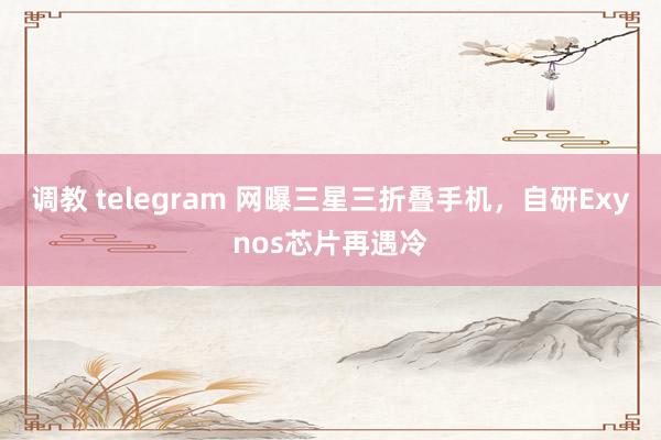 调教 telegram 网曝三星三折叠手机，自研Exynos芯片再遇冷