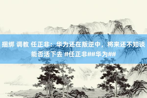 捆绑 调教 任正非：华为还在叛逆中，将来还不知谈能否活下去 #任正非##华为##