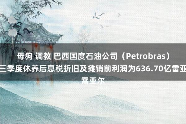 母狗 调教 巴西国度石油公司（Petrobras）第三季度休养后息税折旧及摊销前利润为636.70亿雷亚尔