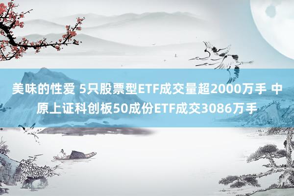 美味的性爱 5只股票型ETF成交量超2000万手 中原上证科创板50成份ETF成交3086万手