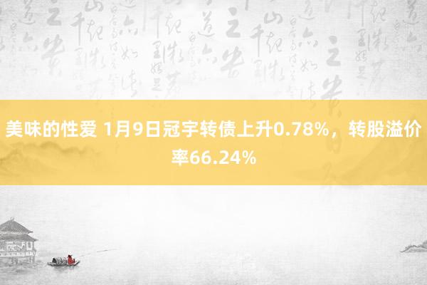 美味的性爱 1月9日冠宇转债上升0.78%，转股溢价率66.24%