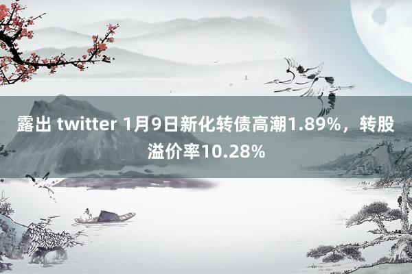 露出 twitter 1月9日新化转债高潮1.89%，转股溢价率10.28%