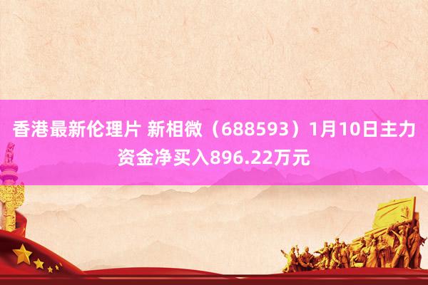 香港最新伦理片 新相微（688593）1月10日主力资金净买入896.22万元