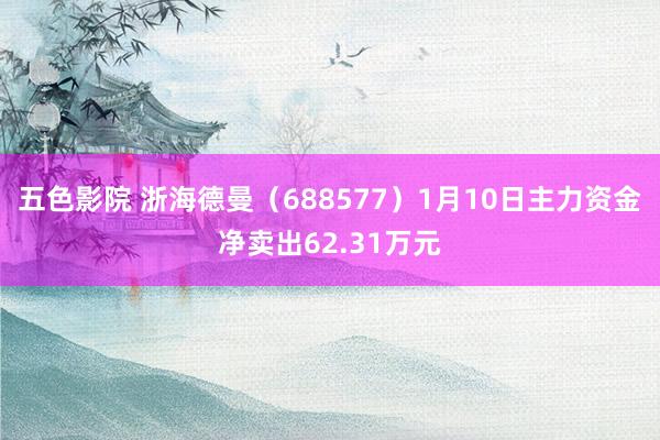 五色影院 浙海德曼（688577）1月10日主力资金净卖出62.31万元